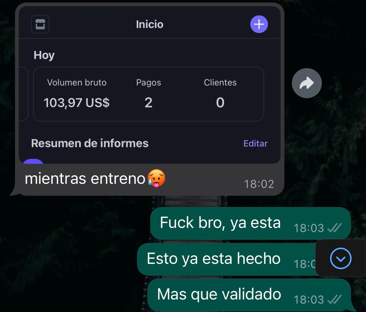 Chat WhatsApp - Stripe validado